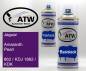 Preview: Jaguar, Amaranth Pearl, 862 / KDJ 1862 / KDK: 400ml Sprühdose + 400ml Klarlack - Set, von ATW Autoteile West.